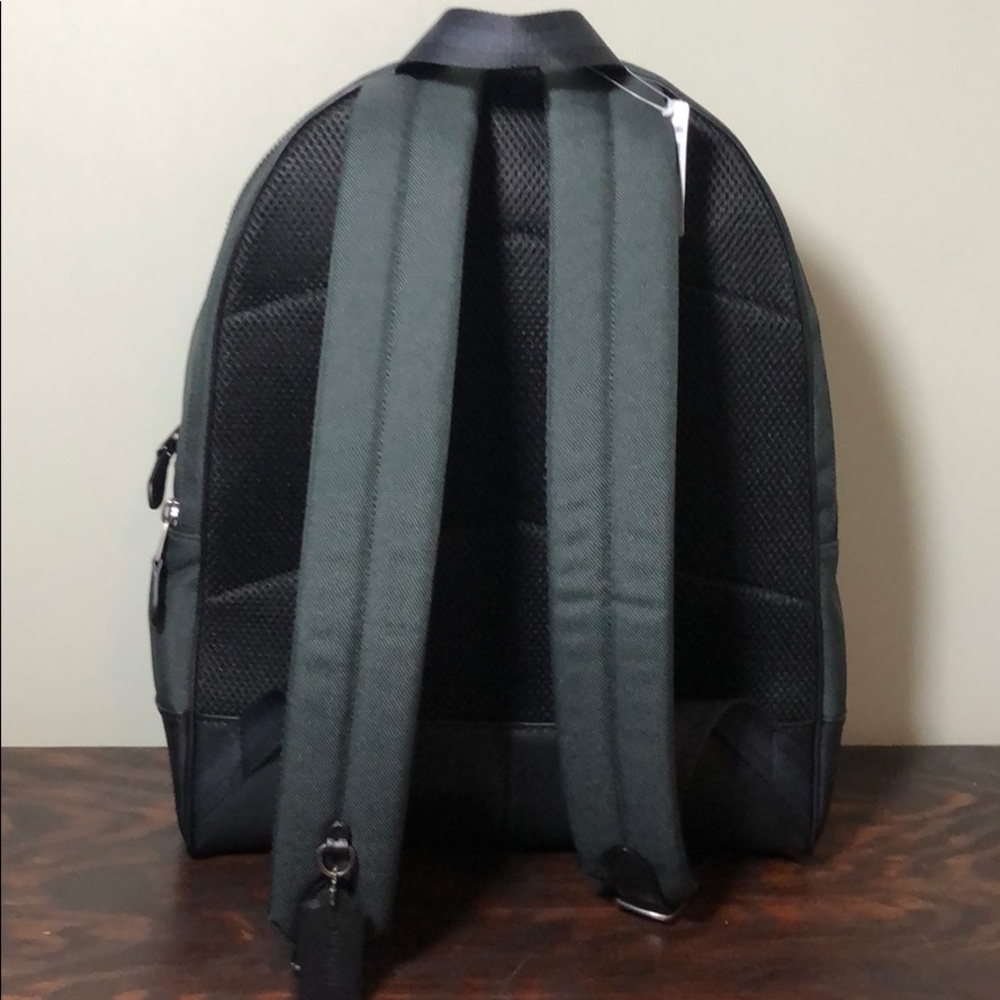 Coach, racing green Cordura west Backpack - Picture 2 of 4